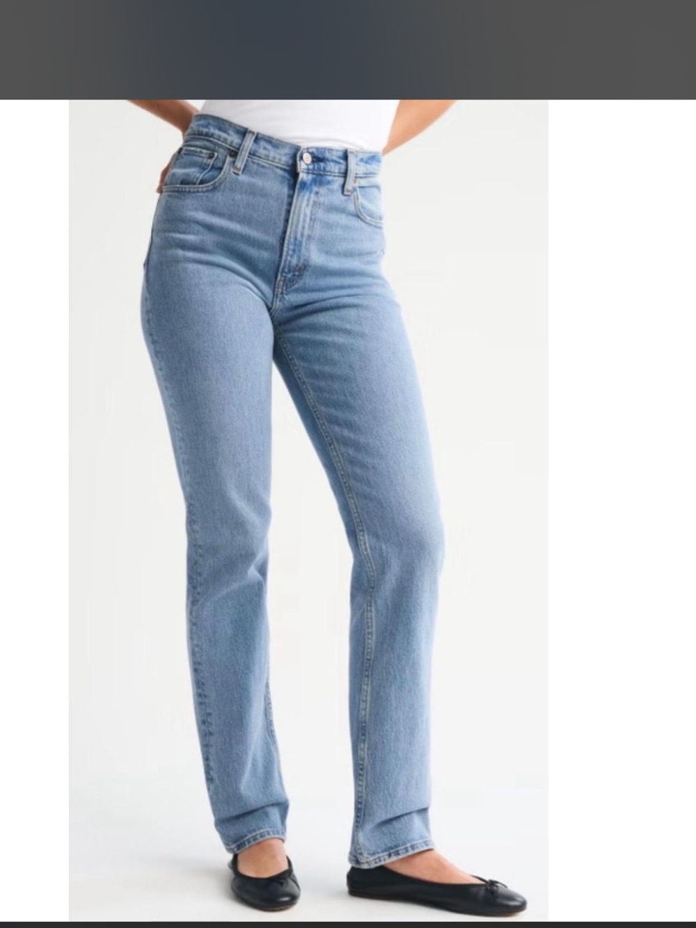 Abercrombie & Fitch The 90’s Straight Ultra High Waisted Jeans